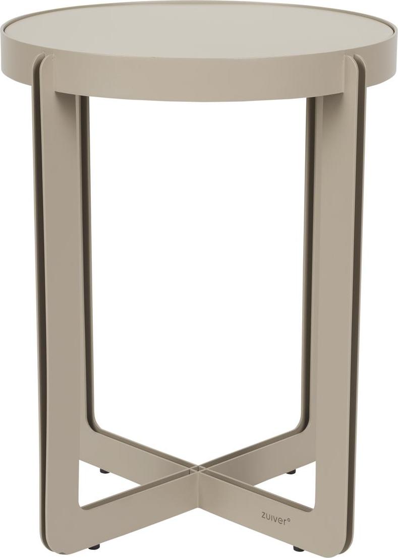 Elegant Rundt Sidebord i Stenlysgrå fra Zuiver