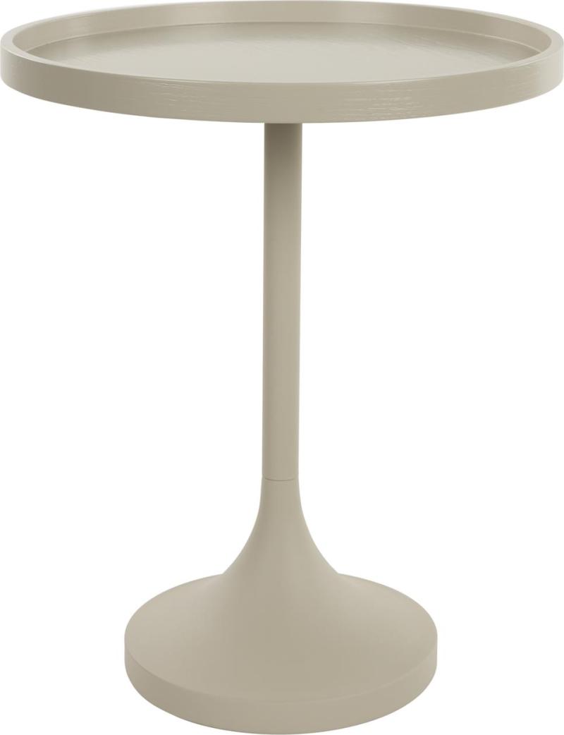 Sidebord Zuiver Jason Rundt Småbord ø46 H56 Lysgrå Mdf Stål