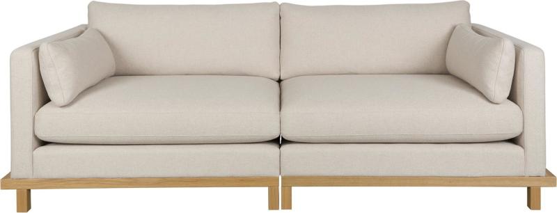 3-personers Zuiver Blossom Sofa i Lysgrå Natur