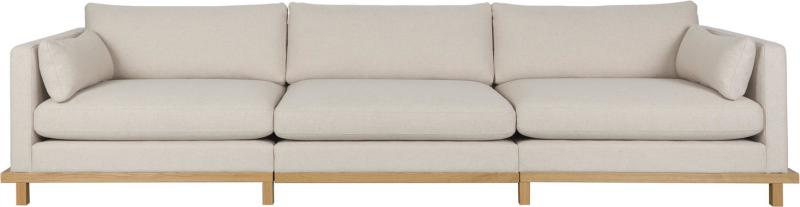 Zuiver Blossom 4-personers Sofa i Lysgrå Natur - Tilbud!