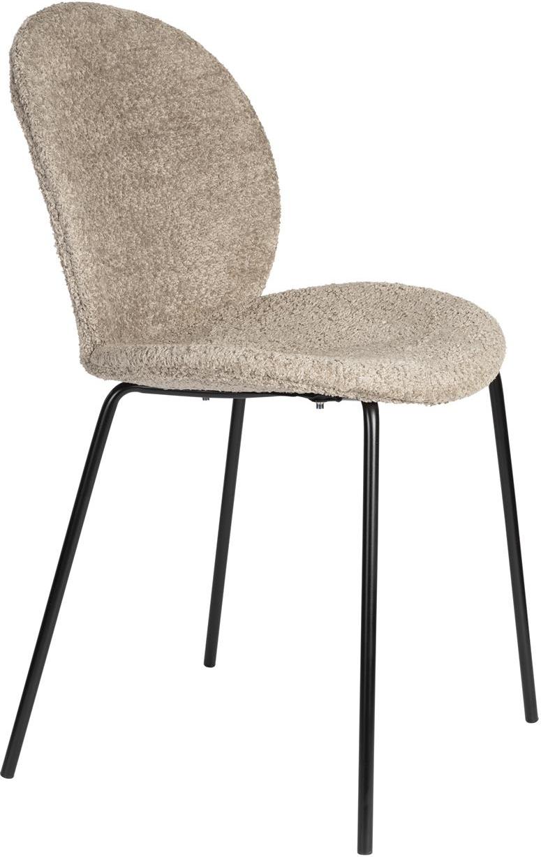 Minimalistisk Stenlysgrå Spisebordsstol fra Zuiver