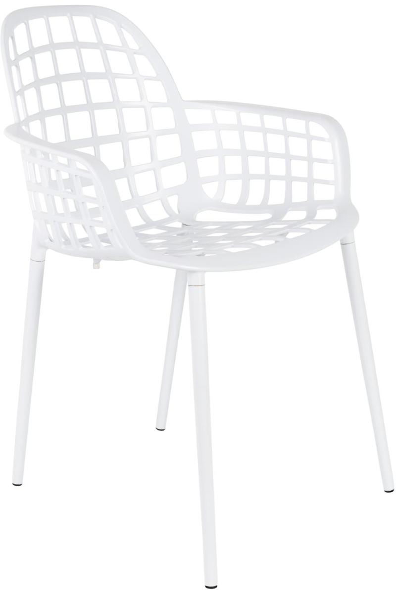 Elegant spisebordsstol med armlæn til terrasse og have