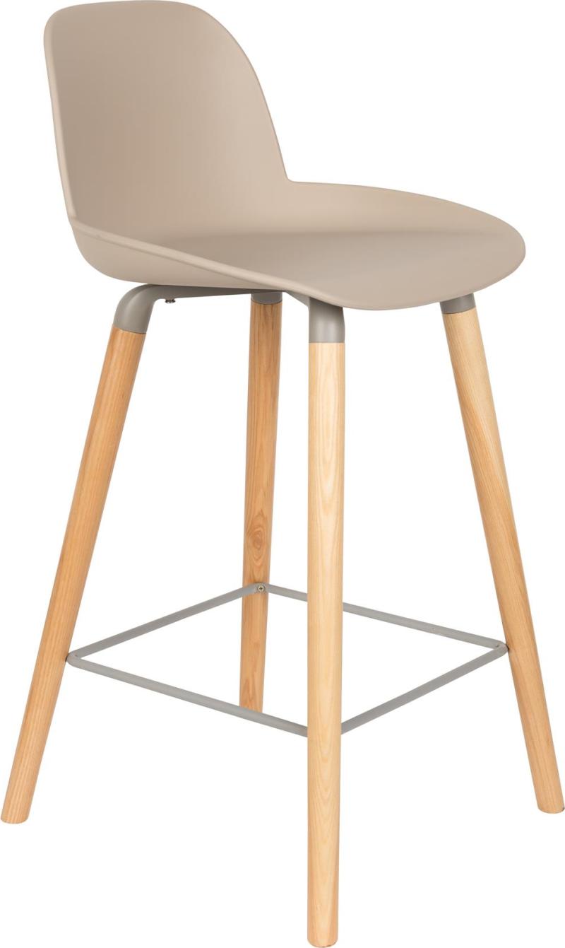 Elegant Albert Barstol i Taupe - Moderne Design og Stil