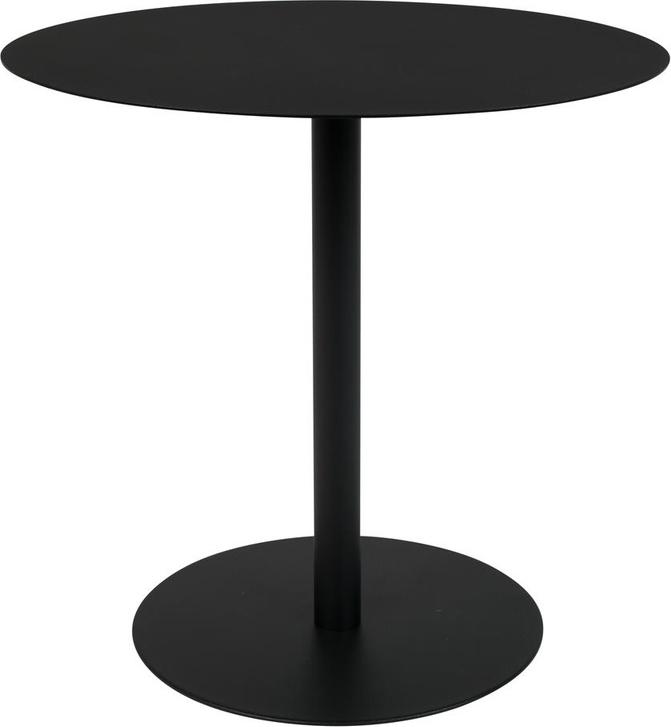 Elegant Zuiver Snow Sidebord i Antracit Stål - Ø35 cm