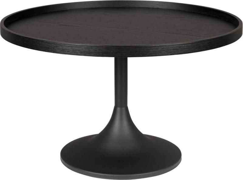 Sofabord Zuiver Jason Ø69 H42 - Elegant Antracit og Sort Stål