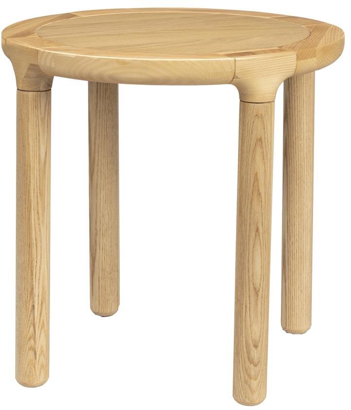 Elegant Sidebord Zuiver Storm i Naturfarvet Asketræ