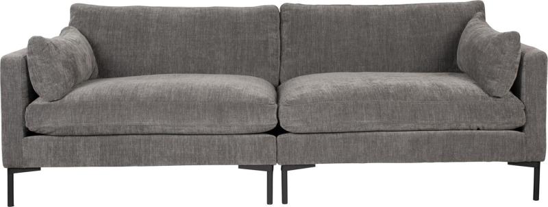 -personers Sofa Zuiver Summer Stof Mørkegrå 230x101x82