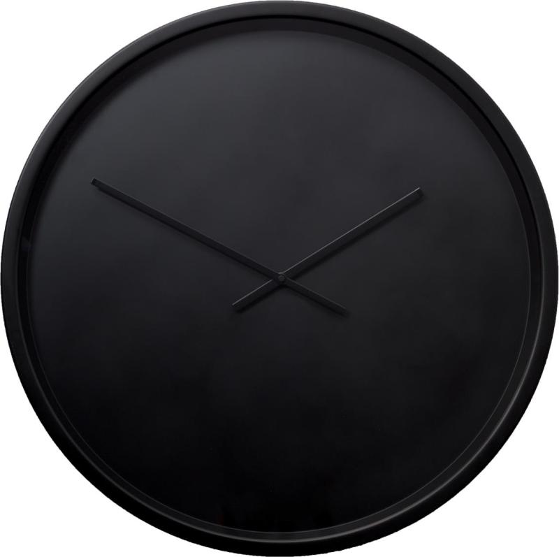 Vægur Zuiver Bandit ø60    Kulsort Stål  Tidløst Design