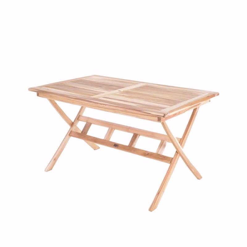 Teaktræ Havebord 85x135 cm - Ideelt til Terrassen