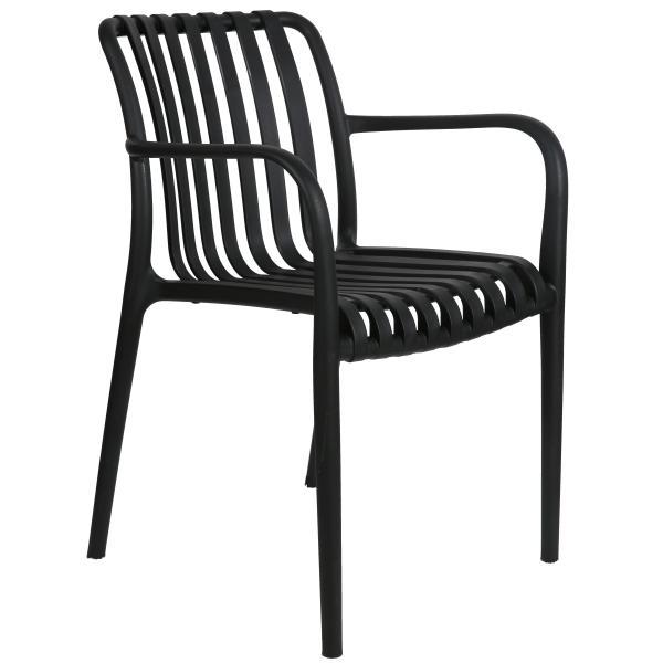 Homeville Maria Sort Havestol - Klassisk Design til Udeliv