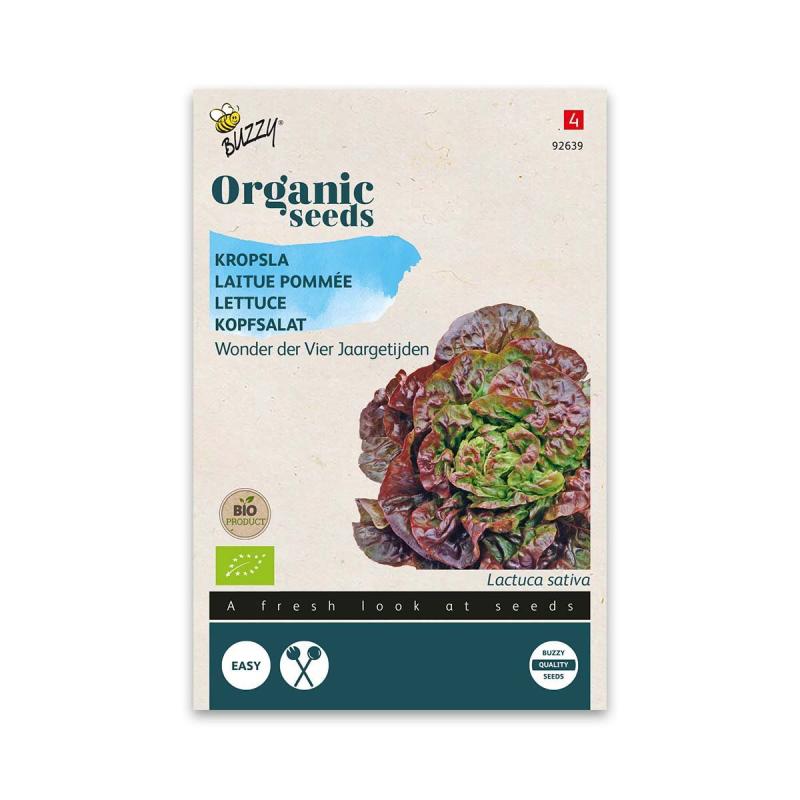 Økologiske Hovedsalat Frø - Merveille Des Saisons Rabatt!