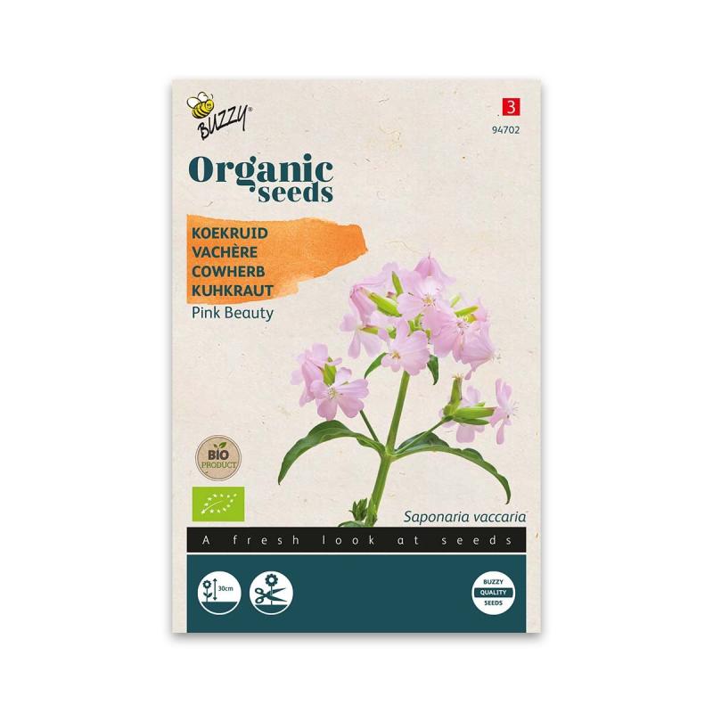 økologisk Sæbeurt Frø  Cowherb Pink Beauty