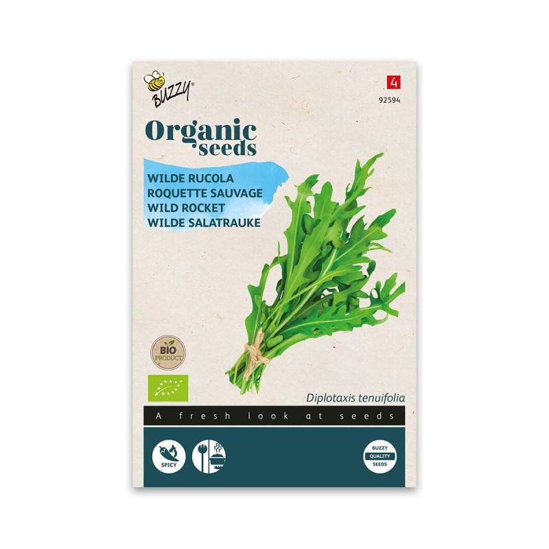 Økologiske Vild Rucola Frø fra Buzzy - Spar nu!