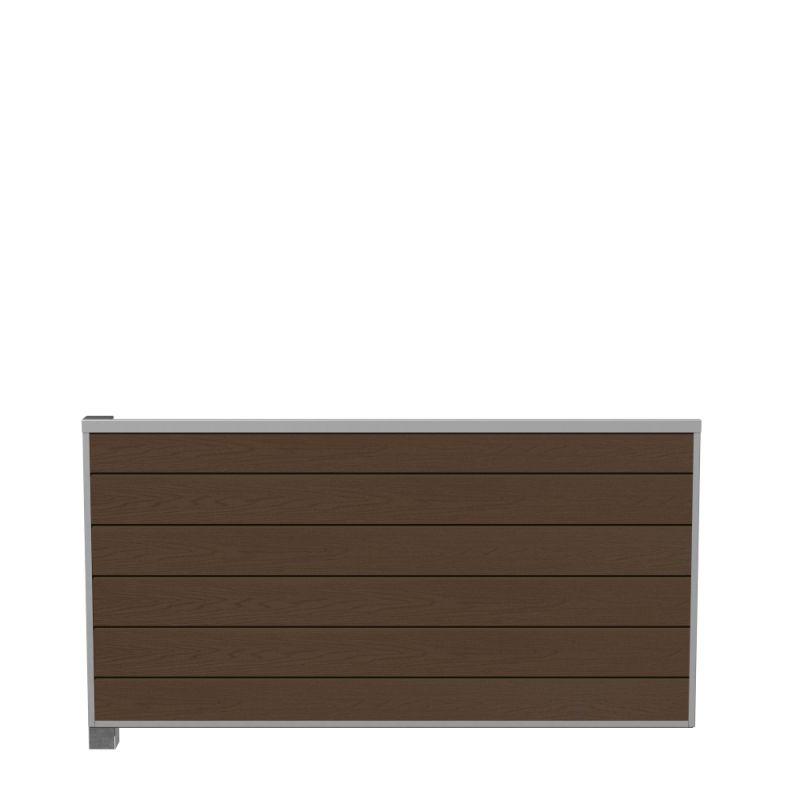 Wimex Fag Glyngøre Superb T90  -profil Wpc Teak Galv  Stolpe  -skinne 900   1893