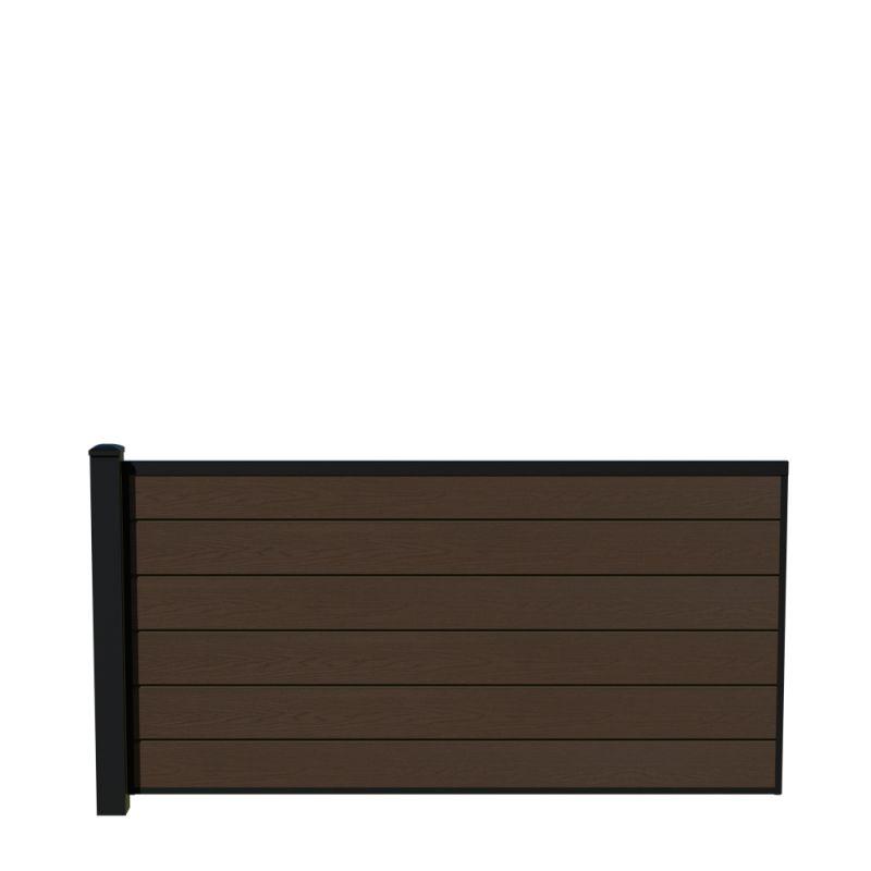Wimex Fag Glyngøre Superb T90  -profil Wpc Teak Pulverlak Stolpe 900   1893