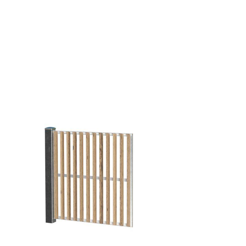 Wimex Fag Trend Lamelhegn Termotræ Galv  Stolpe 995   993