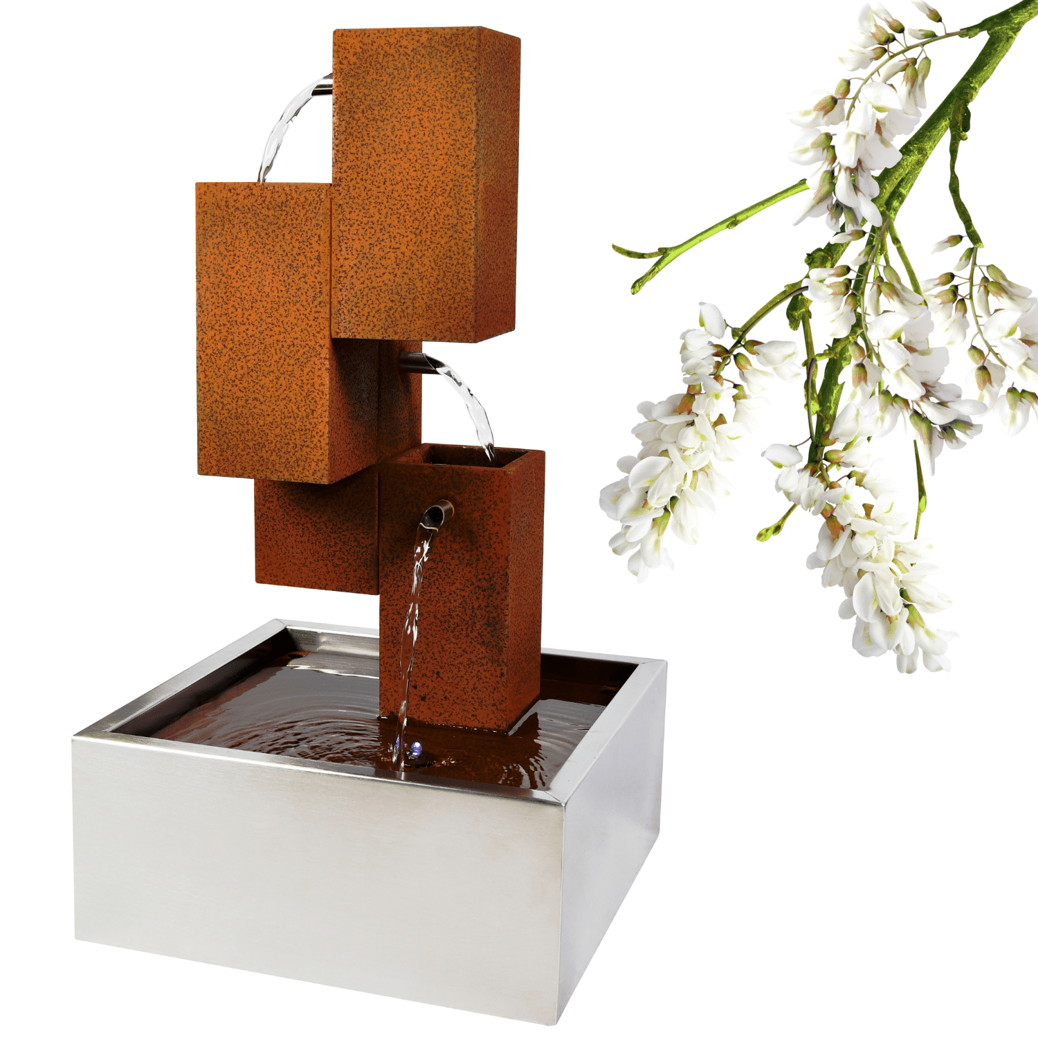 Arte Vandfontæne   Corten Stål
