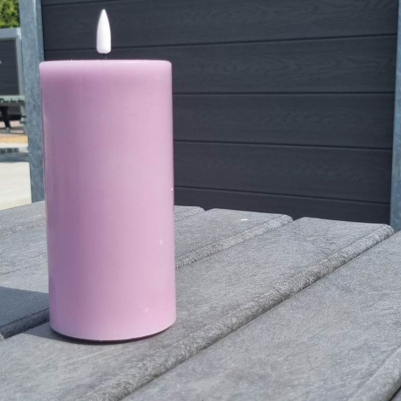 Deluxe Homeart Lys Lilla Led Bloklys   5x15      Sortering