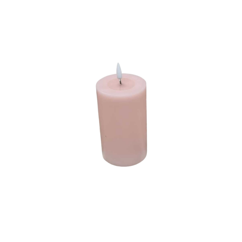 Deluxe Homeart Lys Rosa Led Bloklys   5x12        Sortering