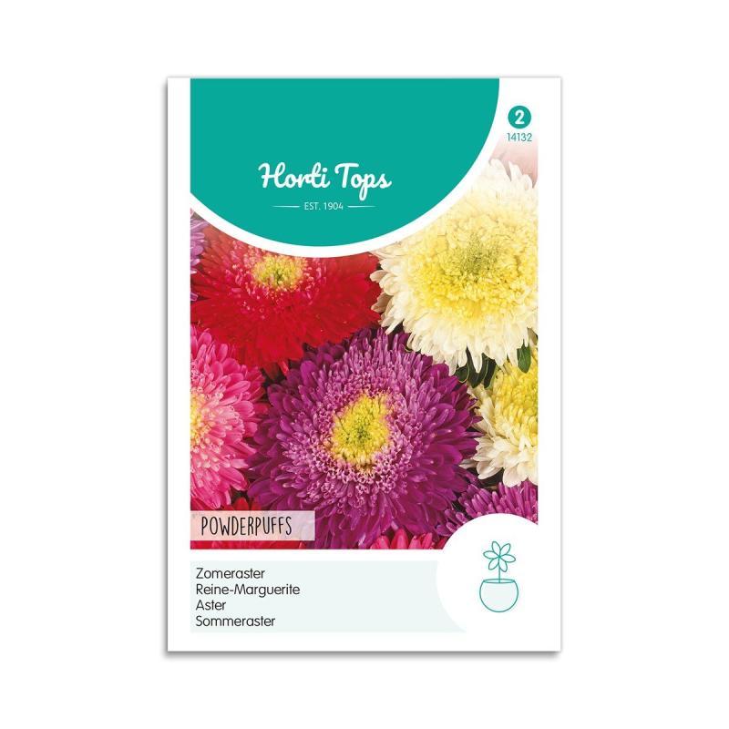 Asters Frø Mix  Quot Powderpuffs Quot  Horti Tops