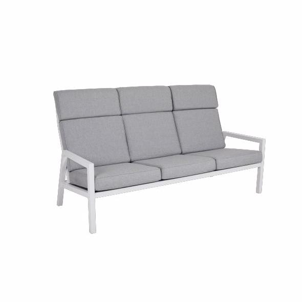 Belfort  -pers  Sofa Hvid Loungemøbler Brafab Enggården Havemøbler