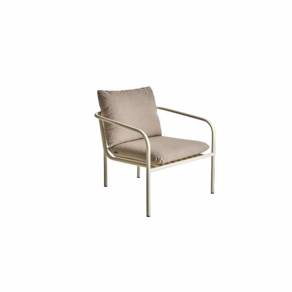 Bendt Lounge Stol Pearl White Loungemøbler Brafab Enggården Havemøbler