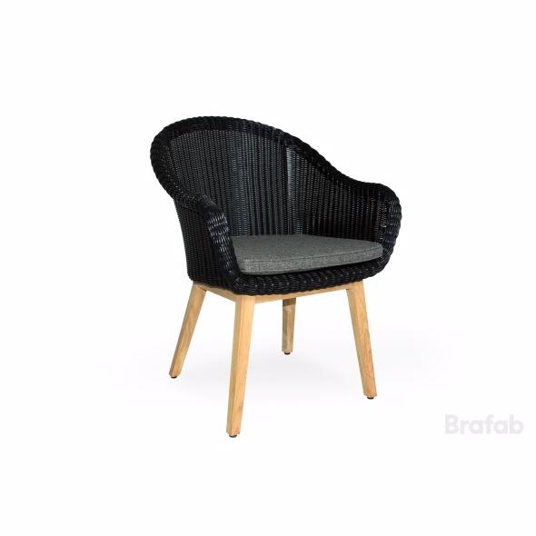Beverly Sort Havestole Brafab Enggården Havemøbler