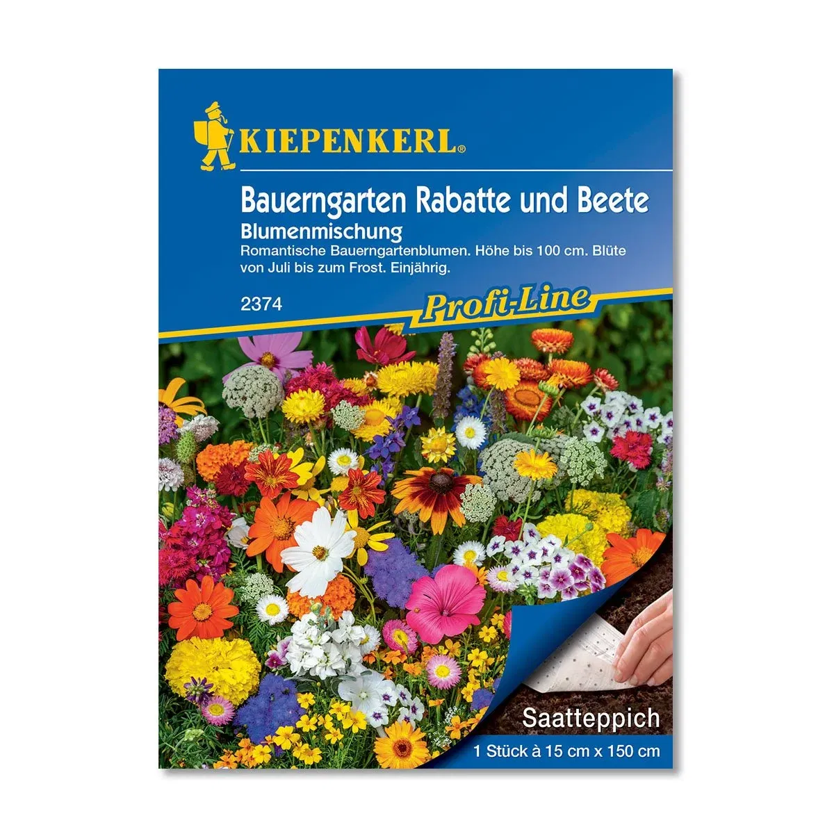 Blomsterblanding Bondegårdsblomster     Meter Såtæppe