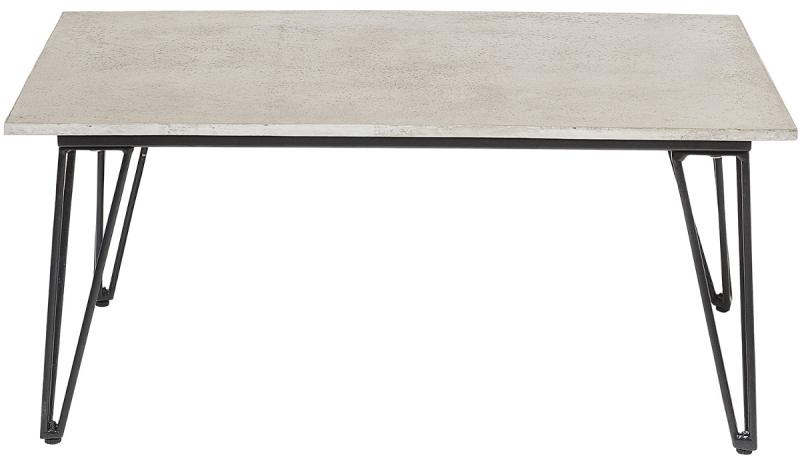 Udendørs Sofa- Sidebord Bloomingville Mundo Grå Stål Cement H42 60 90