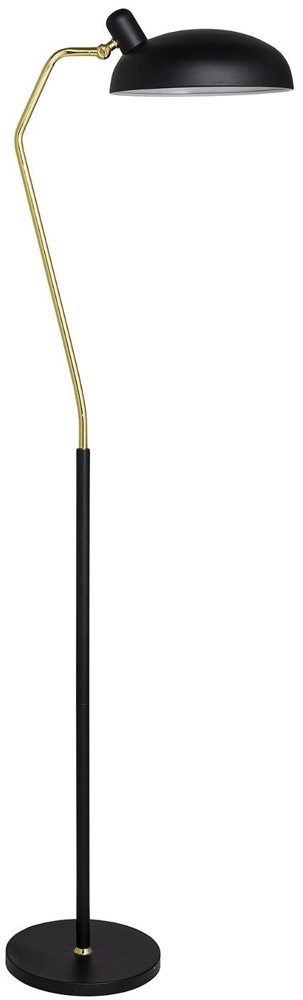 Gulvlampe Bloomingville Ivory   Sort Jern Med Guldbelægning 28ã 150