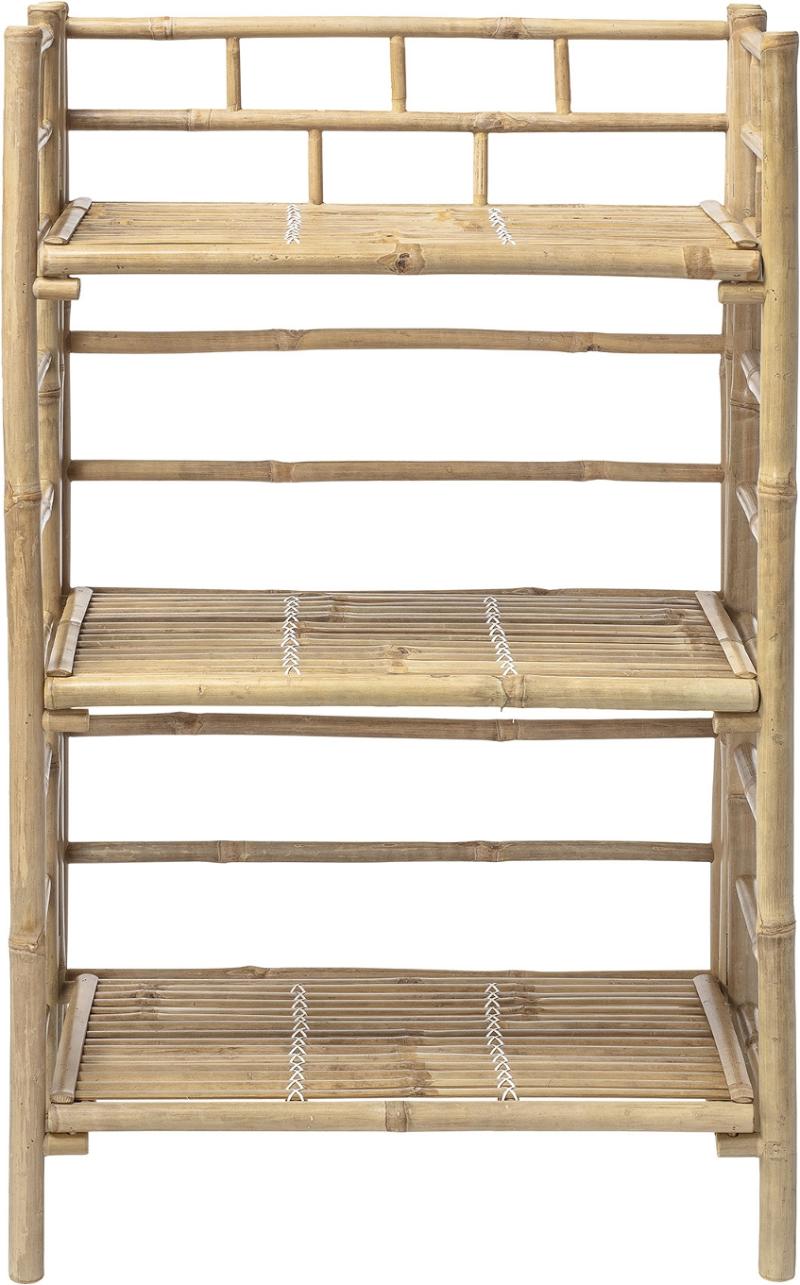 Opbevaringsreol Bloomingville Nordic Bambus Bogreol Natur Til Børneværelse 105x37x66