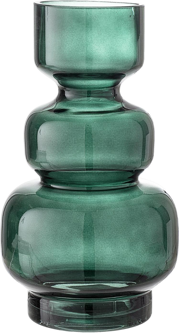 Gulvvase Bloomingville Johnson Sprayfarvet Glas Grøn ø14 H25