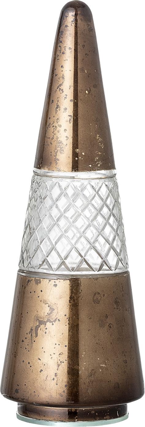 Dekorationstræ Bloomingville Jaquelina Julepynt   Glas H28ã ø10   Bronze