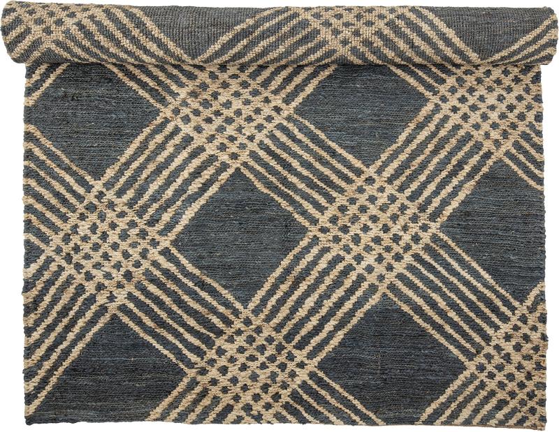 Gulvtæppe Bloomingville Cat Jute 150 245 Sort