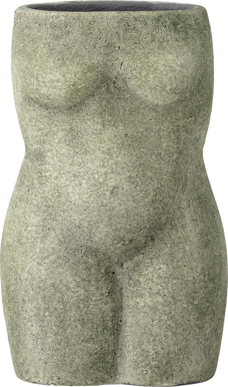 Gulvvaser Bloomingville Emeli Terracotta Grøn H16   Skulpturel Design