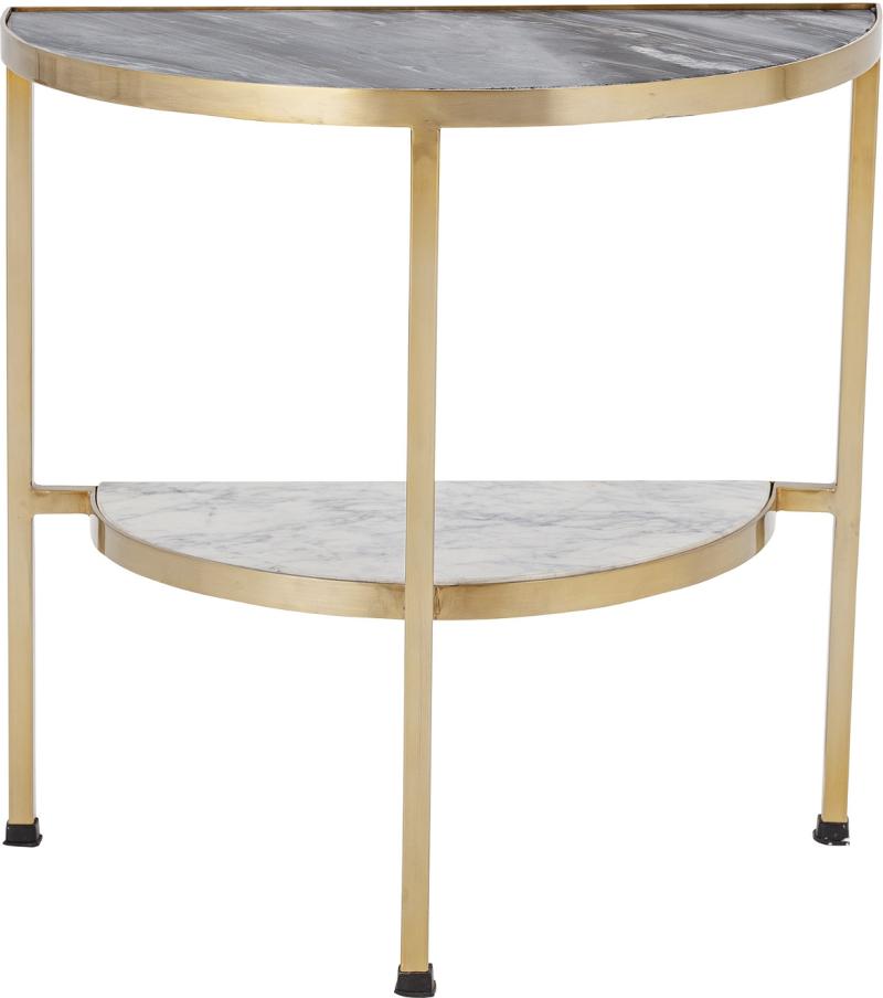 Sidebord Bloomingville Clint Grå Marmor Med Mat Messingramme 50 25 50