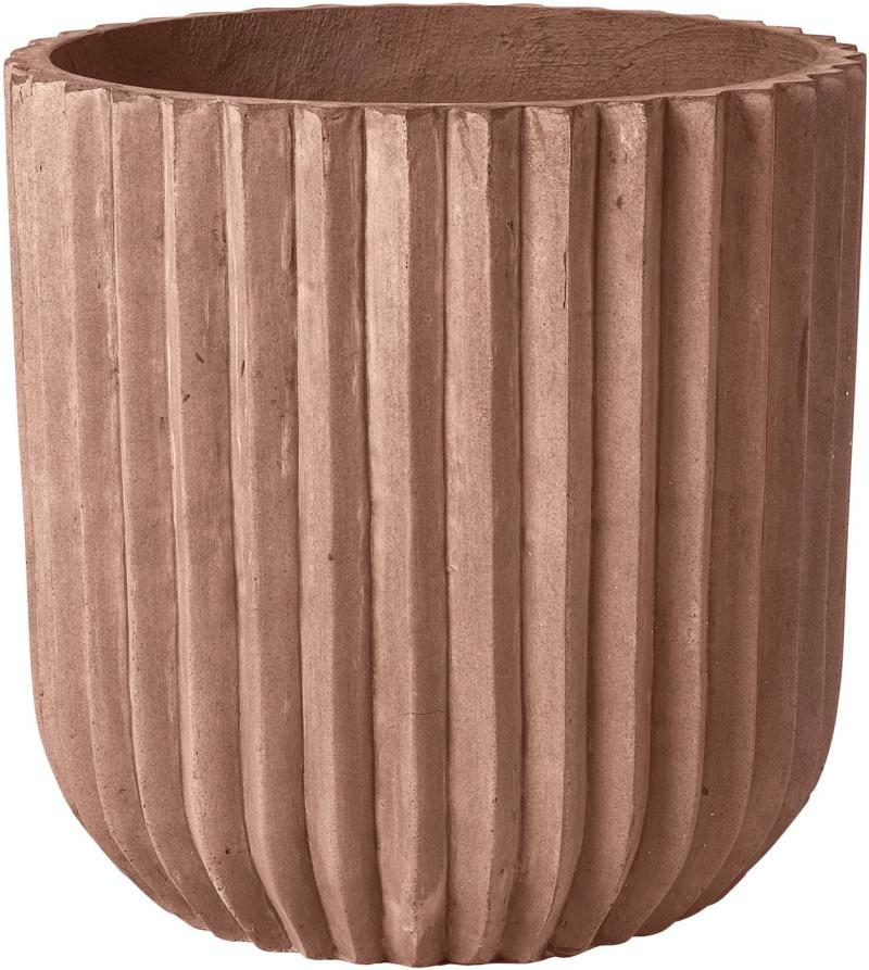Urtepotte Broste Copenhagen Fiber Rød ø50 H50 Fibercement Indendørs Udendørs