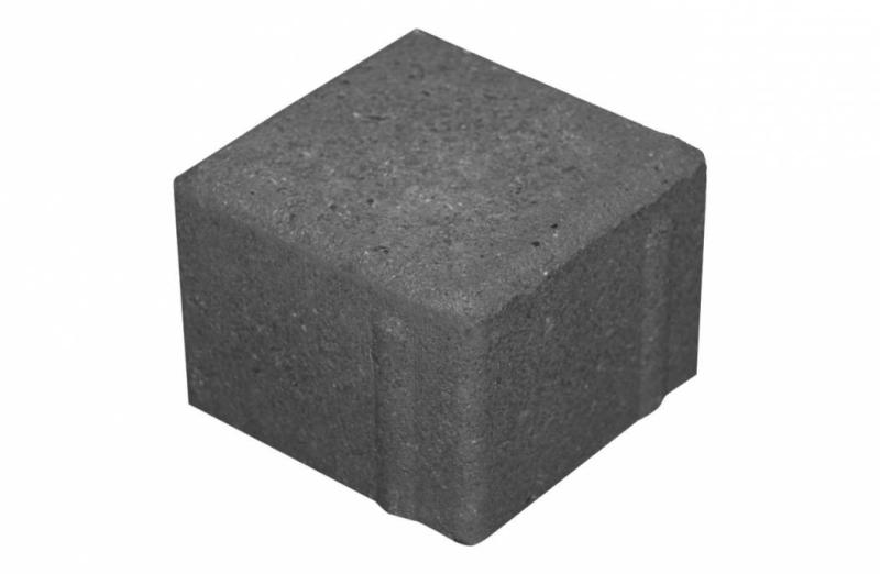 Brosten   Kopsten Sort   Koksgrå 10x10x8