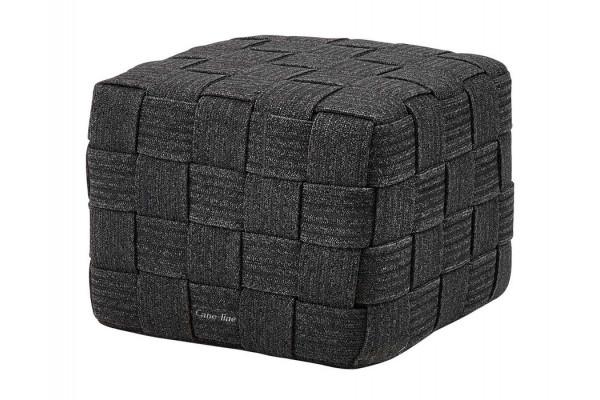 Cane-line Cube Fodskammel  Dark Grey
