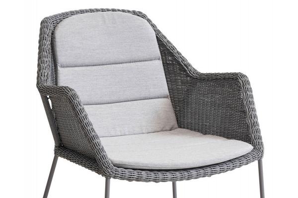 Cane-line Hynde Til Breeze Stol   Armlæn Light Grey Natté