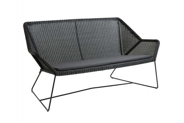 Cane-line Hynde Til Breeze -pers Sofa Black Natté