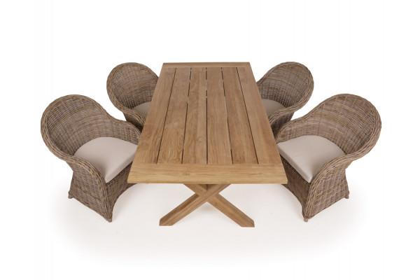 Chadstone Kato Teak Havemøbelsæt