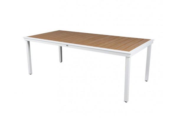 Daneline Adam Havebord Nonwood 102x216   Hvid