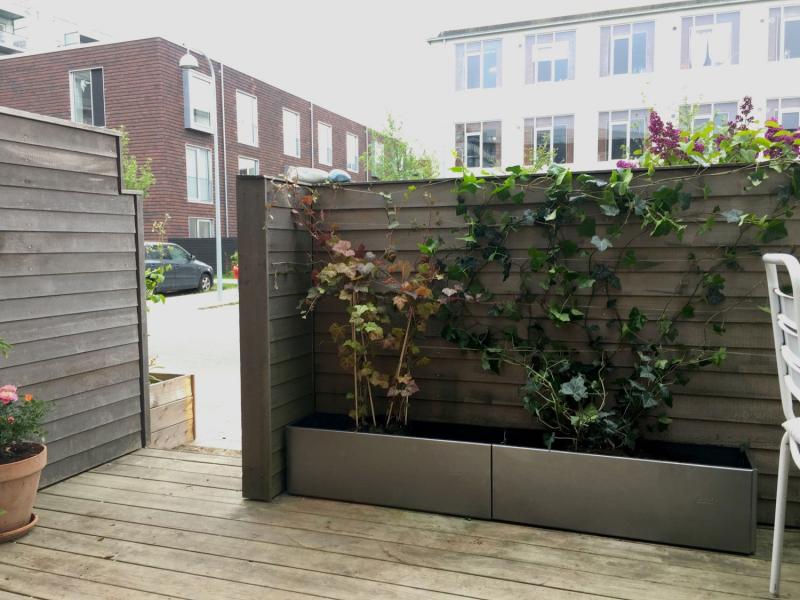 Ekstra Lange Altankasser-25   160   25  -råjern  Ruster  Uden Bundplade