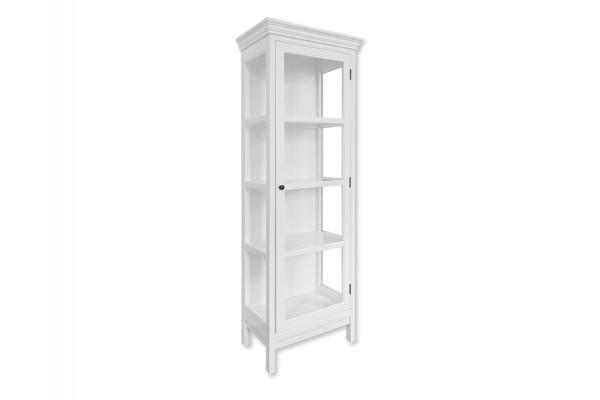 Endelave Vitrineskab 165x57x36   Hvid