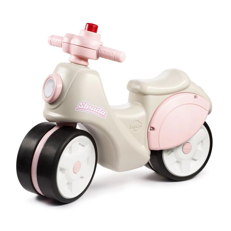 Falk Strada Første års Scooter Cremfarvet   Rosa