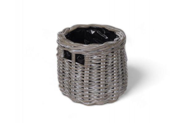 Fletkurv Kubu Naturrattan ø21