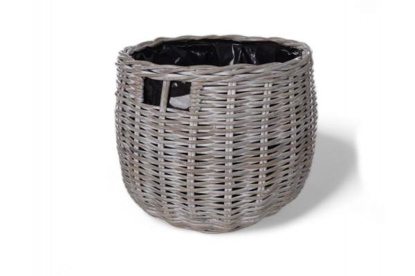 Fletkurv Kubu Naturrattan ø42