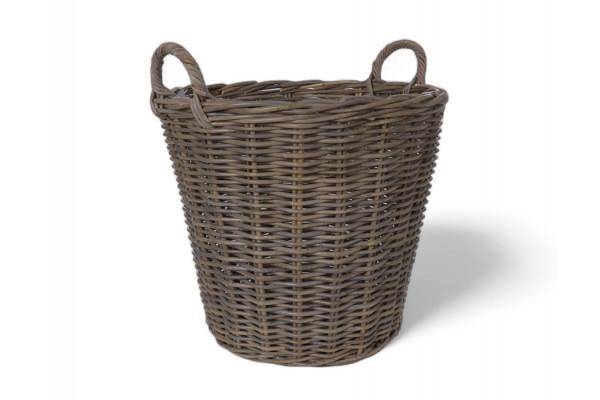 Fletkurv Kubu Naturrattan ø50