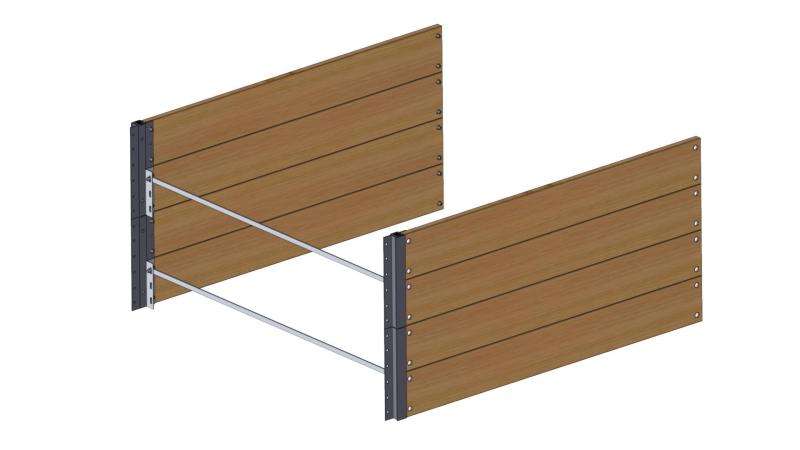 Forlængerbed   Sibirisk Lærk 60x120x120